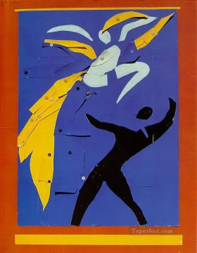 アンリ・マティス Painting - 二人のダンサー ルージュ・エ・ノワールのための習作 1938 年抽象フォービズム アンリ・マティス